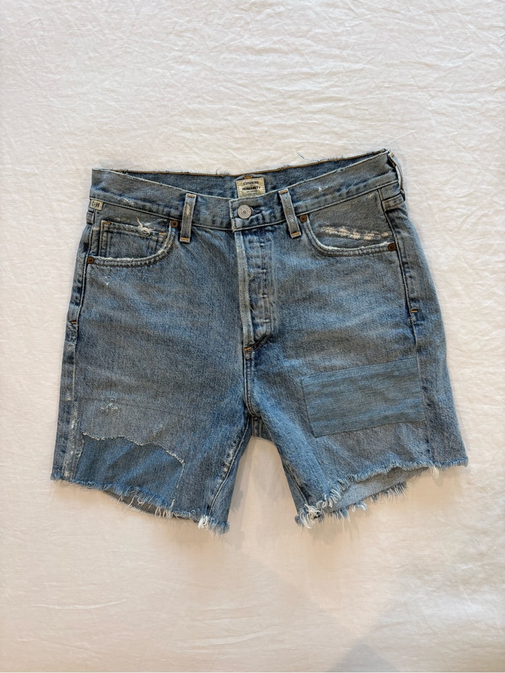 NWOT Citizens Of Humanity Light Blue Vintage Denim Shorts
